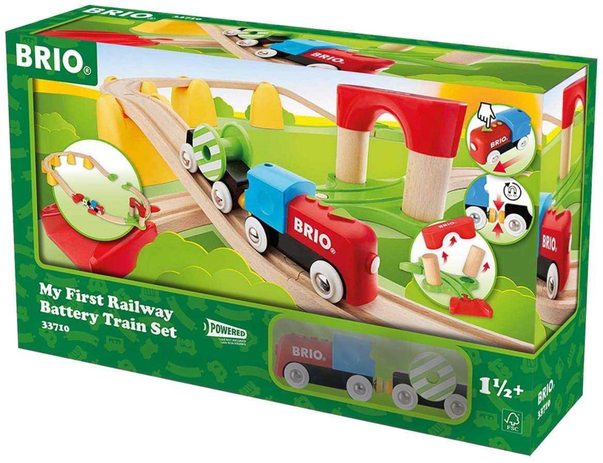 RRP £50 Each Children's Site To Include Paw Patrol Carrera Racing And Brio My First Railway Battery - Image 2 of 2