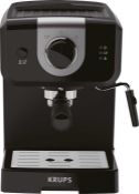 RRP £150 Boxed Krups Pump Espresso Super Series Espresso Cappuccino Machine (Untested)