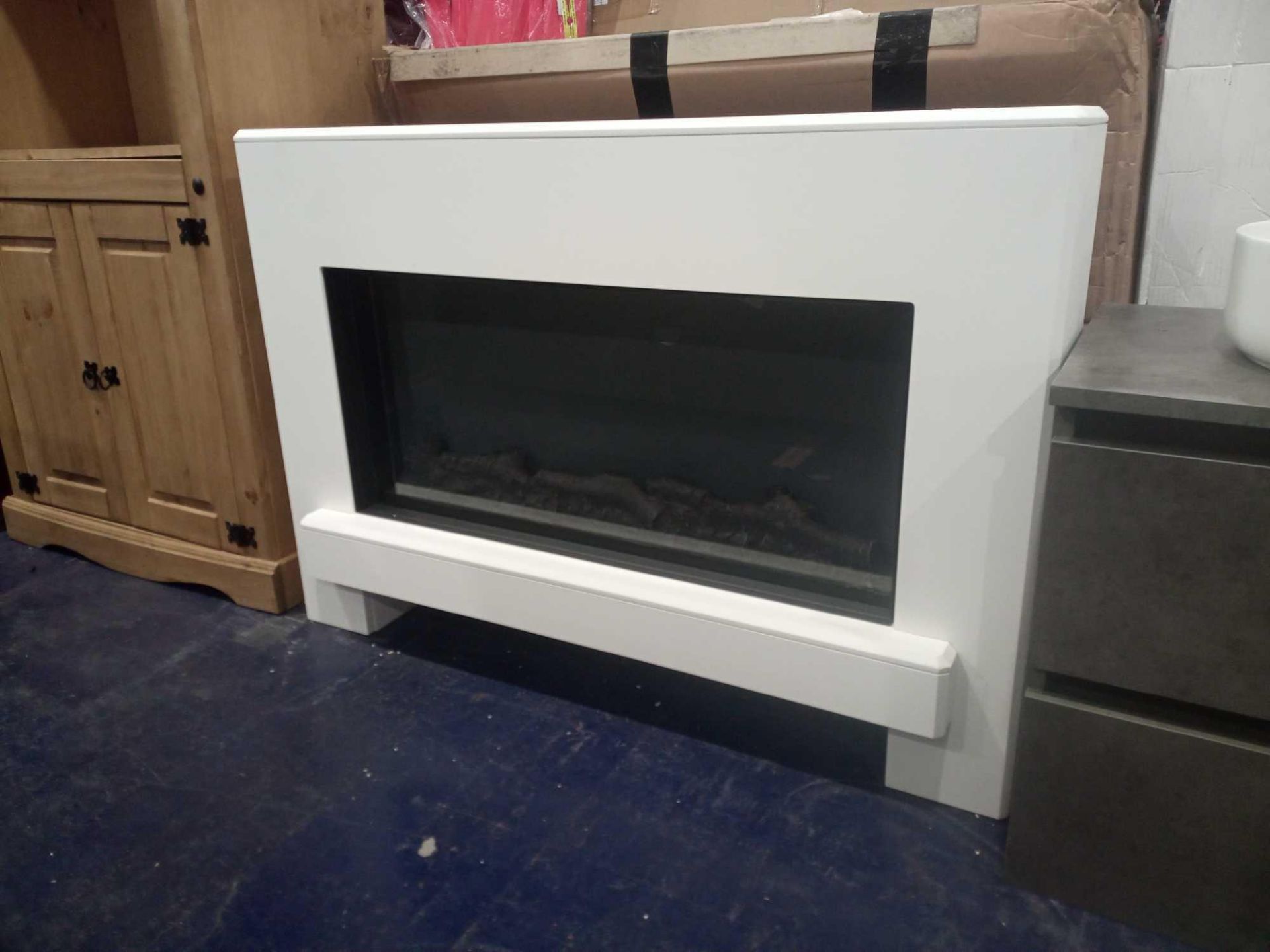 RRP £1200 Boxed Charlton And Jenrick Led Electric Fire Model Ee860