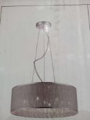 RRP £100 Boxed Serene Lighting Crystal Palace 7 Lights