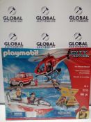 RRP £70 Boxed Playmobil City Action Fire Rescue Mission