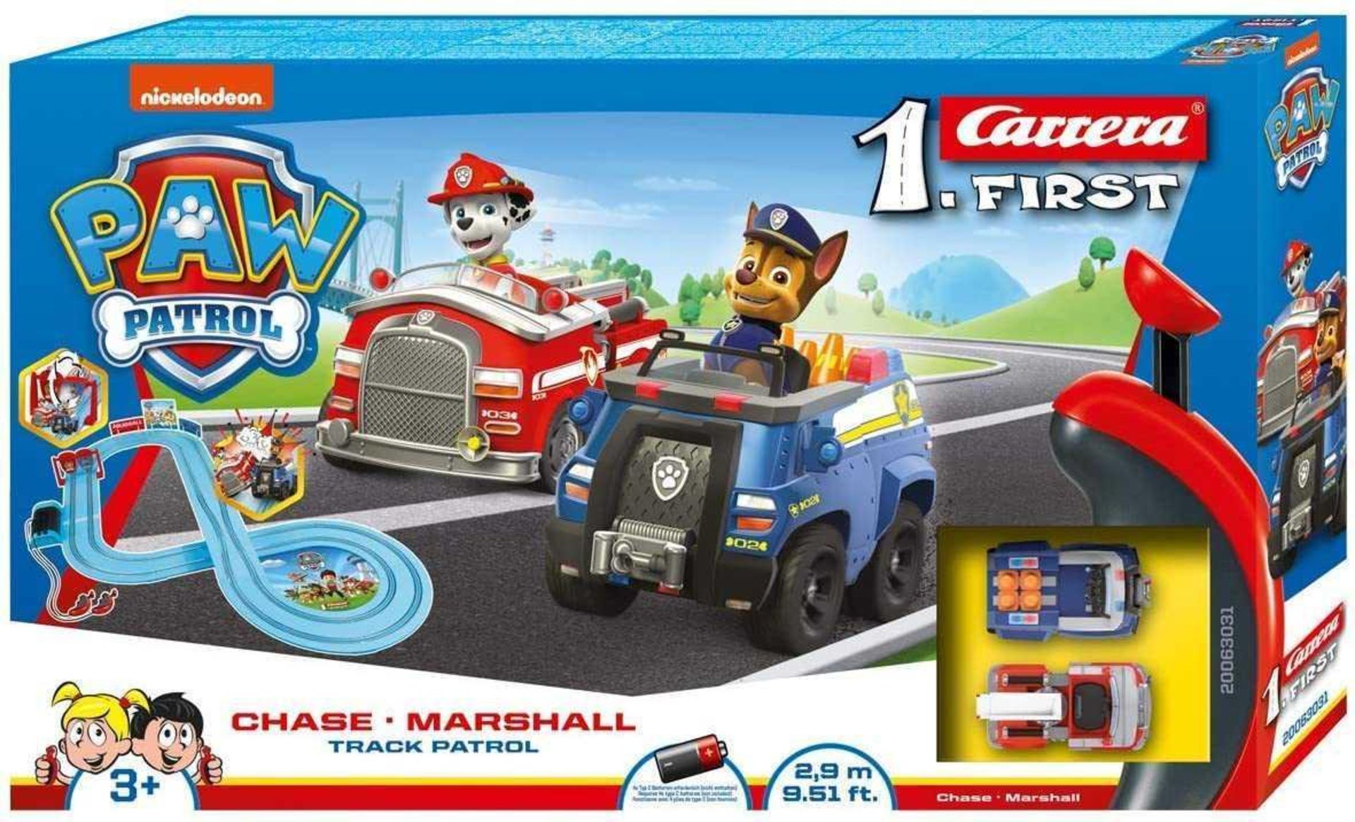 RRP £50 Each Children's Site To Include Paw Patrol Carrera Racing And Brio My First Railway Battery