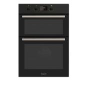 RRP £300 Unboxed Hot Point Duel Oven Hot-Dd2540Bl