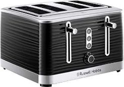 RRP £50 Each Boxed Russell Hobbs Toasters To Include Inspire 4-Slice Toaster And Legacy Black Four S