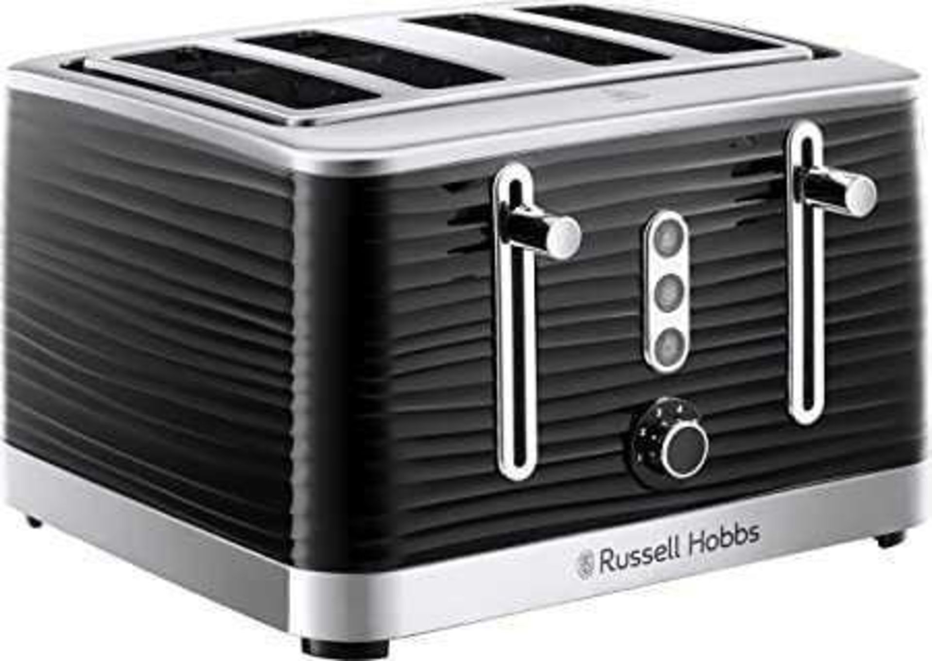 RRP £50 Each Boxed Russell Hobbs Toasters To Include Inspire 4-Slice Toaster And Legacy Black Four S