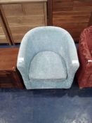 RRP £100 Turquoise Tub Chair