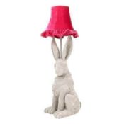 RRP £95 Boxed Debenhams Designer Abigail Ahern Hare Lamp (Untested)