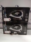 RRP £45 Each Russell Hobbs Easy Store Pro High-Performance Iron(Untested)