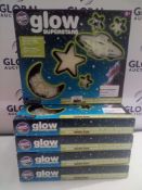 RRP £15 Each Glow Superstars Over 500 Glow In The Dark Shapes