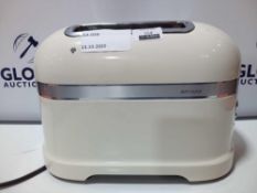 RRP £170 Unboxed Kitchenaid Cream Toaster (In Need Of Attention)