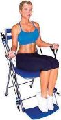 RRP £140 Boxed Chair Gym Total Body Workout Includes Exercise Guide Eat Fit Meal Plan Structural Plu