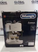 RRP £150 Delonghi Icona Vintage Espresso Cappuccino Machine (Untested)