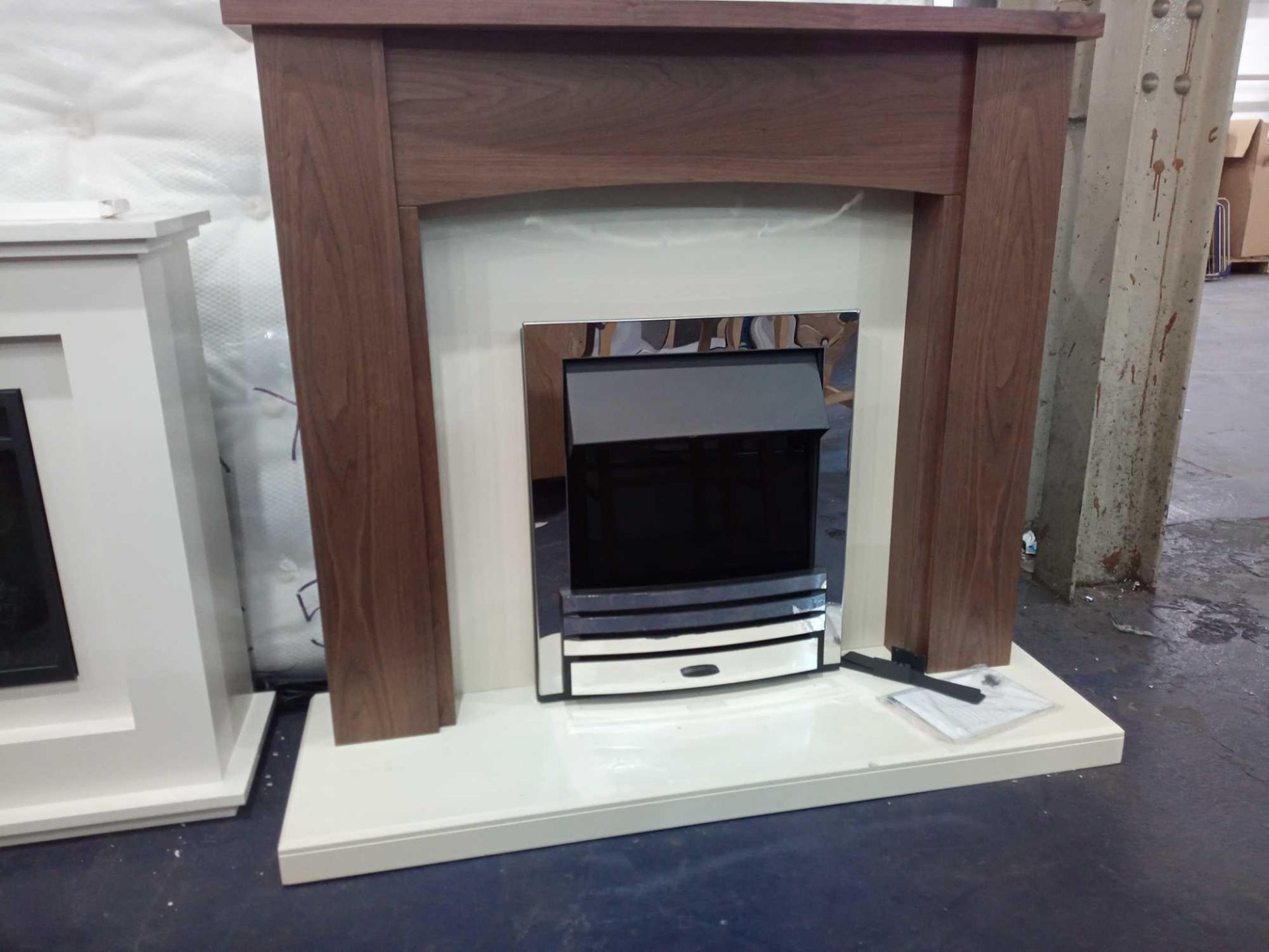 RRP £640 Unboxed Belfry Heating Electric Fireplace