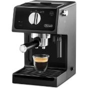 RRP £150 Boxed Delonghi Cappuccino Espresso 15 Bar Machine (Untested)