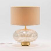 RRP £70 Boxed Debenhams Designer Dylan Table Lamp (Untested)