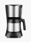 RRP £50 Boxed John Lewis Filter Coffee Machine Stainless Steel