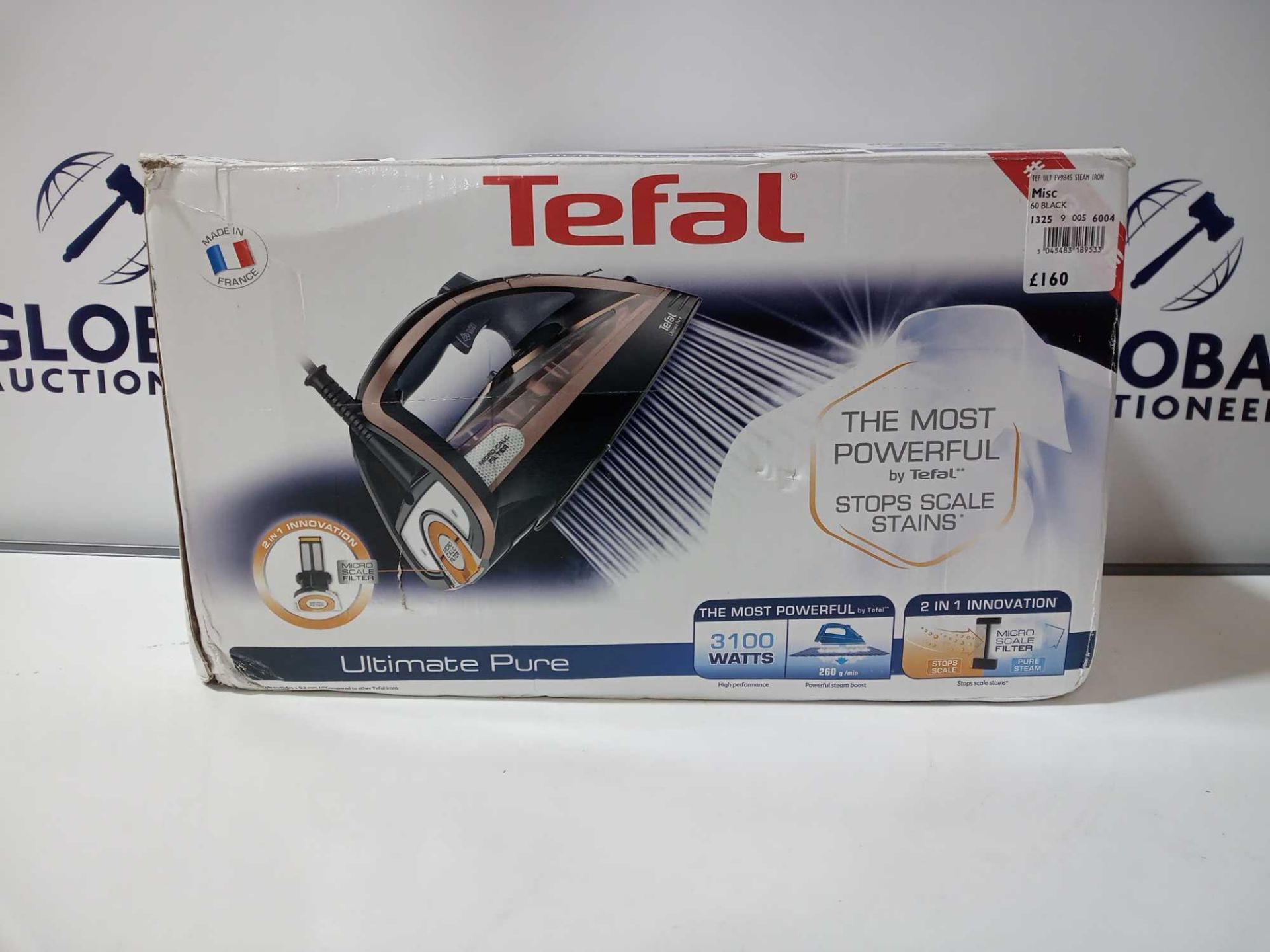 RRP £160 Boxed Tefal Ultimate Pure Iron (Untested)