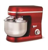 RRP £100 Boxed Morphy Richards Accents Red Stand Mixer (Untested)