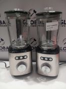 RRP £60 Each Kitchen Items To Include To John Lewis Unboxed Blenders In Silver With Smoothie Setting