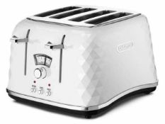 RRP £55 Boxed Delonghi Brilliant 4 Port Toaster (Untested)