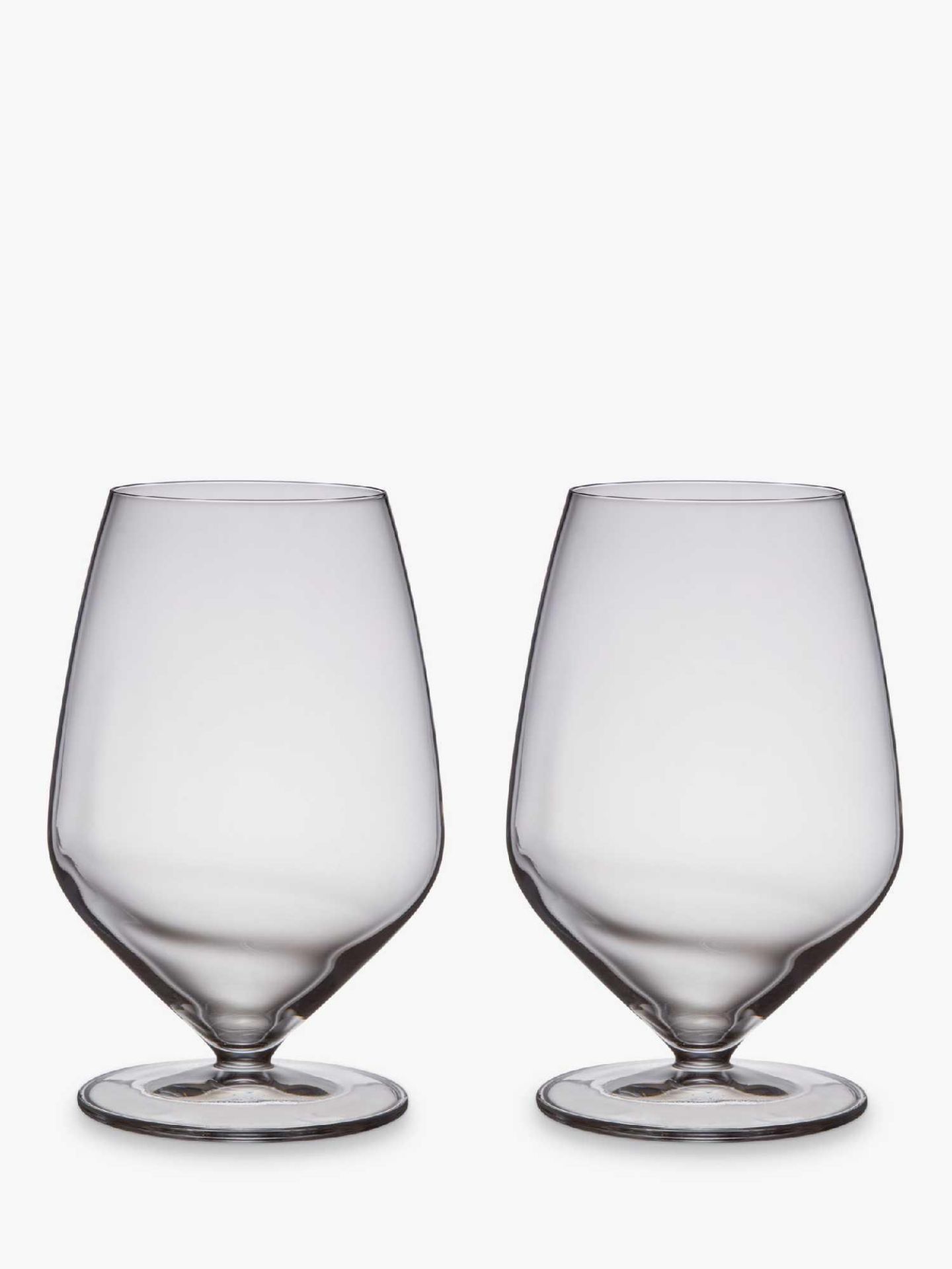 RRP £25 Each John Lewis Connoisseur For Beer 2 X 700Ml Crystal Beer Glasses