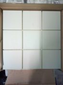 RRP £420 Pallet To Contain 42 Brand New Packs Of 11 Johnson's 1010Ker6 Netted Hermes Natural Tiles (