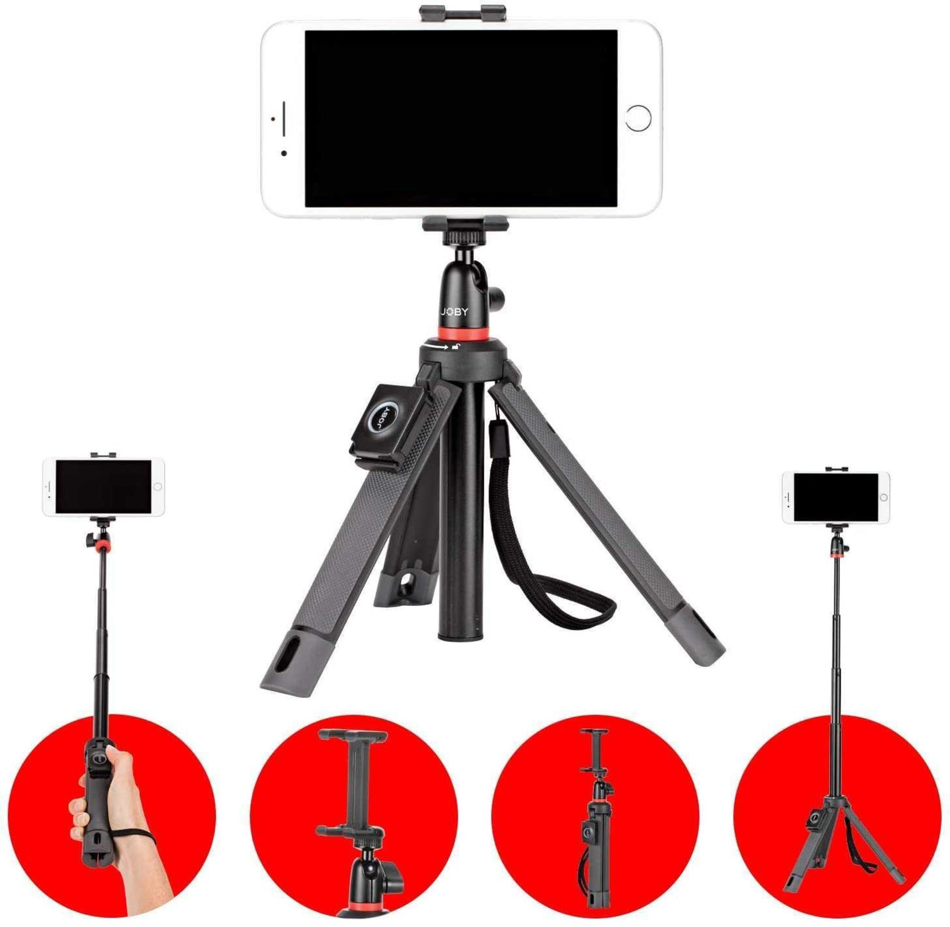 RRP £120 Lot To Contain 2 Boxed Joby Telepod Mobile Iphone Tripods
