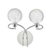 Combined RRP £90 Assorted Wall Lighting Fixtures To Include Two Boxed Eliana Wall Lights By Debenham