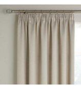 RRP £110 Bagged Fully Lined Eyelet Curtains From Debenhams Home Collection In Beige