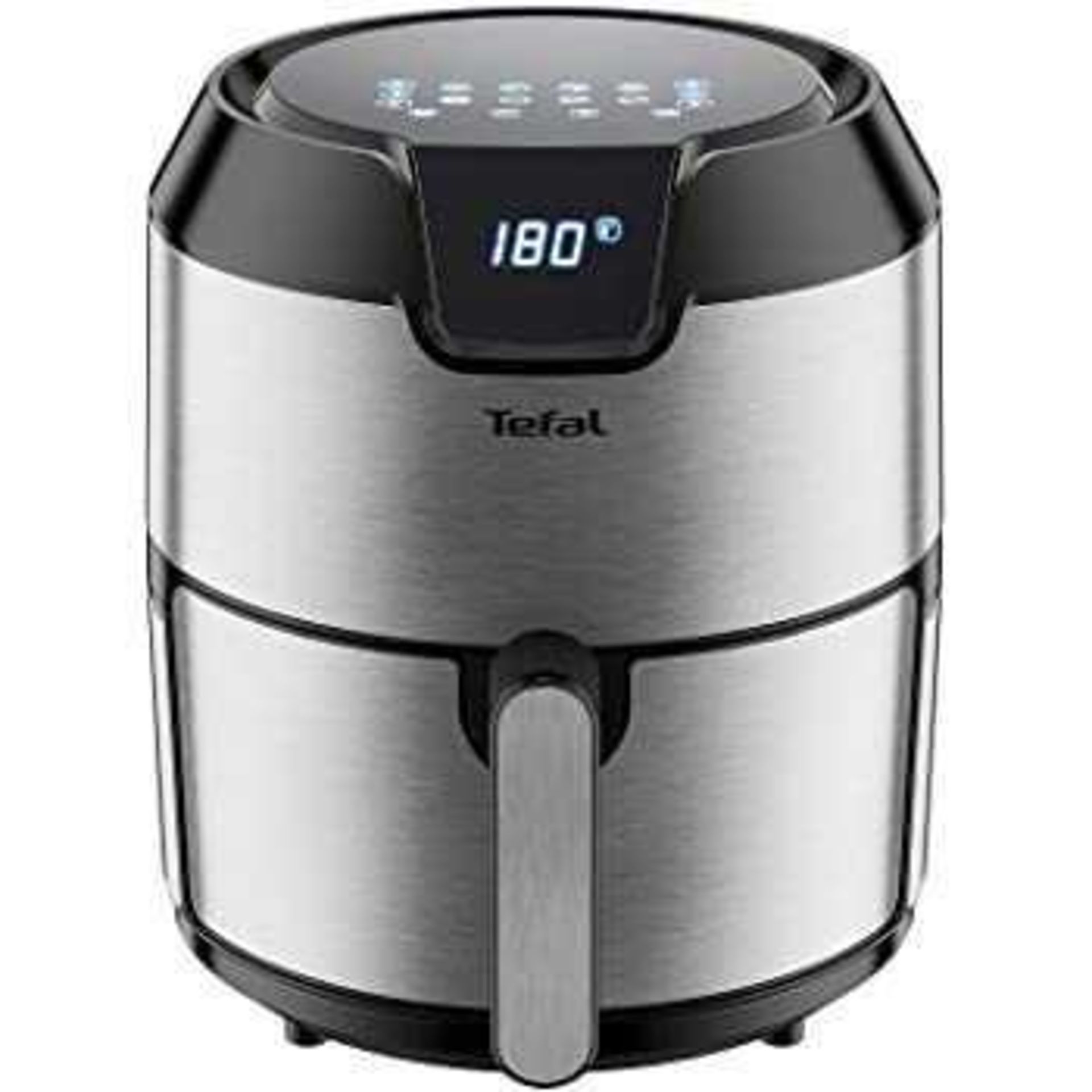 RRP £130 Boxed Tefal Easy Fry 4.2 L Digital Health Fryer In Silver And Black Untested - Image 2 of 2