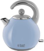 Combined RRP £150 Lot To Contain A Russell Hobbs Bubble Soft Blue Kettle And A Russell Hobbs Luna So