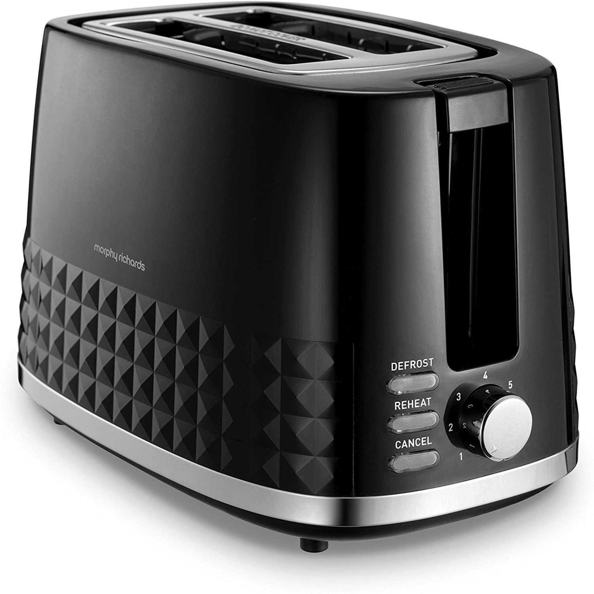 Combined RRP £90 Assorted Kitchen Items To Include Unboxed Morphy Richards 2 Slice Black Toaster And - Image 3 of 6