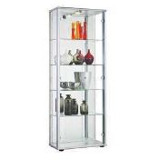 RRP £330 Boxed Ebern Designs Rachel Standard Curio Cabinet With Lighting