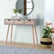 RRP £170 Boxed Hykko Solomon Console Table