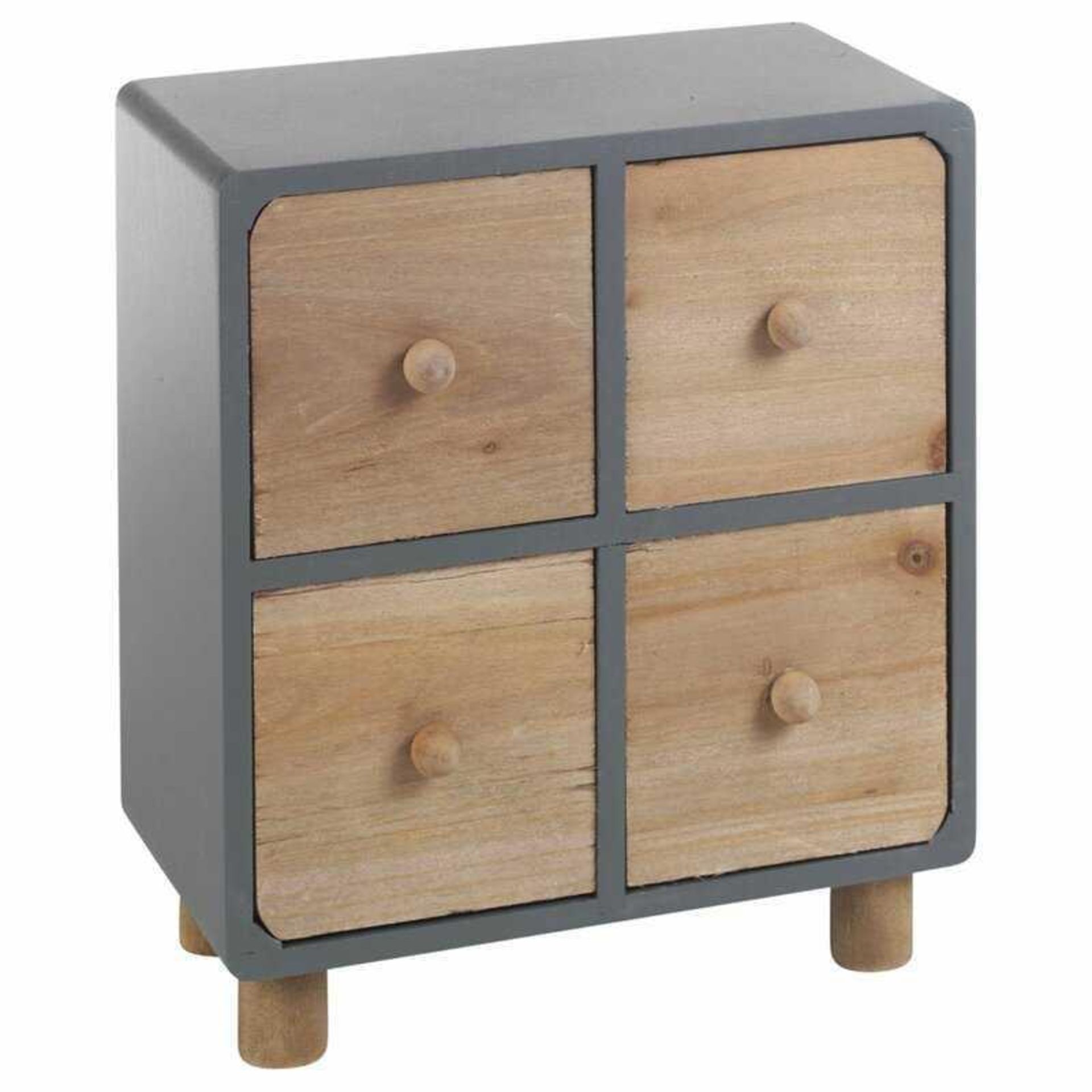 RRP £130 Boxed Symple Stuff 4 Drawer Chest Of Drawers