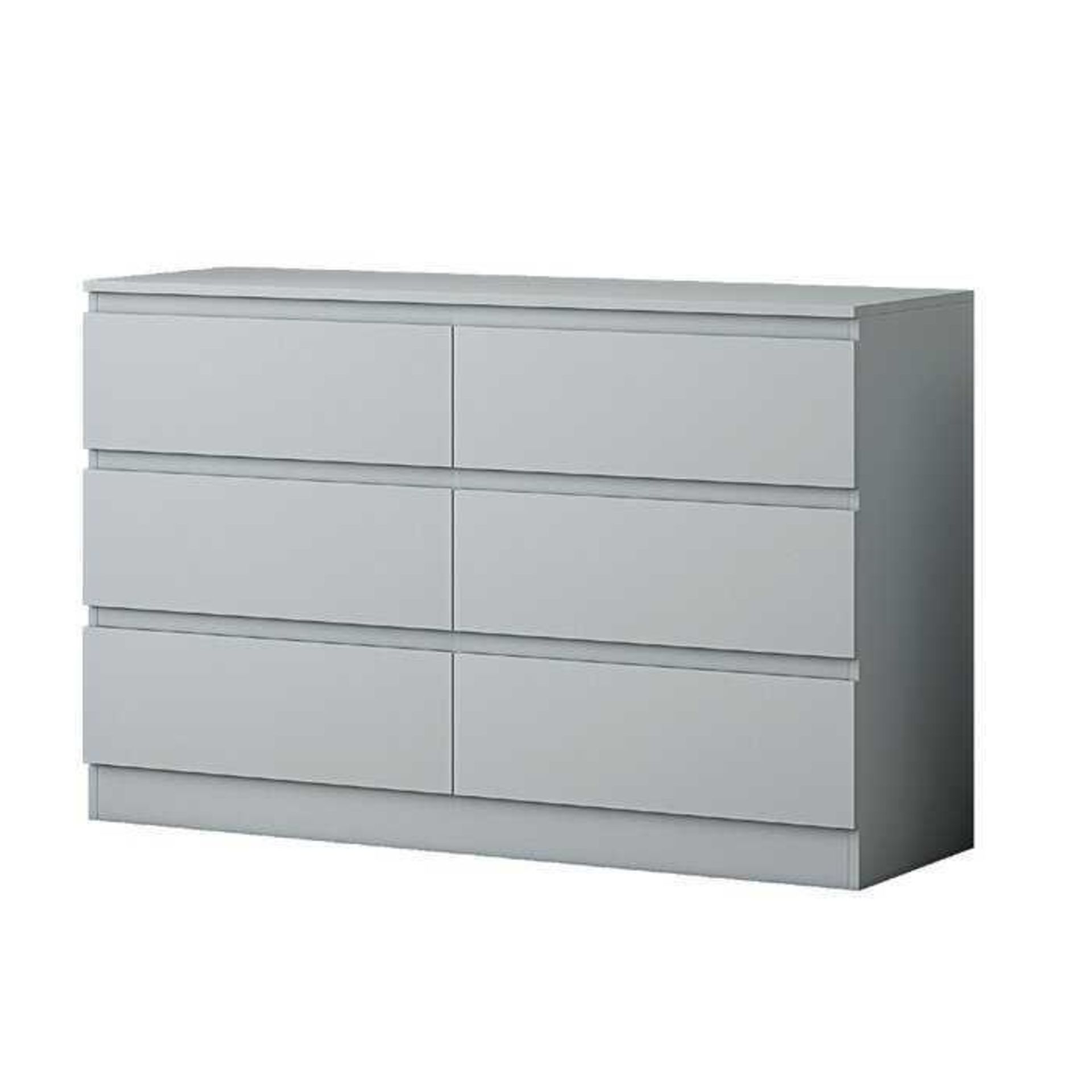 RRP £125 Boxed Mercury Row Monge 6 Drawer Chest Of Drawers