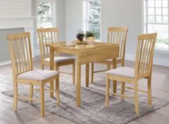 RRP £120 Boxed Brambly Cottage Adira Extendable Dining Table