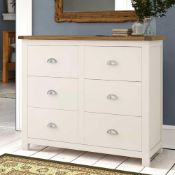 RRP £100 Boxed Brambly Cottage Kalia 6 Drawer Chest Of Drawers