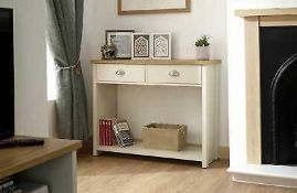 RRP £100 Boxed Lancaster Cream Hall Table