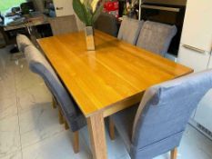 RRP £549 Sourced From Harveys Furniture Boxed Kendal Extendable Dining Table (Chairs Not