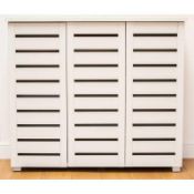 RRP £135 Boxed Mercury Row 15 Pair Morgan Shoe Storage Cabinet