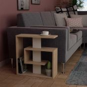 RRP £120 Boxed Saly Oak Side Table Unit