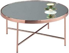 RRP £150 Boxed Aspect Fino Round Coffee Table