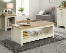 RRP £100 Boxed Lancaster Cream Coffee Table