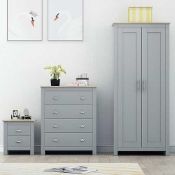 RRP £175 Boxed Brambly Cottage Crestwood 4 Drawer Chest Of Drawers