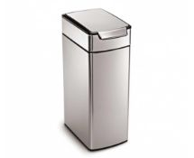 RRP £140 Boxed Simple Human 40L Touch Bin