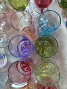 RRP £50 Set Of 6 Lav Glassware Designer Coloured Drinks Tumblers
