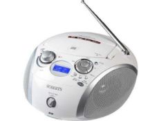 RRP £70 Each Assorted Roberts Audio Systems To Include Sound 48 Cd Clock Radio And Zoombox Cd Dab Pl