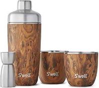 RRP £60 Boxed Swell Cocktail Kit Insulated Stainless Steel