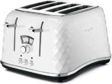 RRP £55 Boxed De'Longhi Brilliant 4-Port Toaster